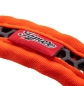 Preview: SOFTY Halsband | Länge: 25-31cm | Breite: 2,8cm | Farbe: orange/schwarz